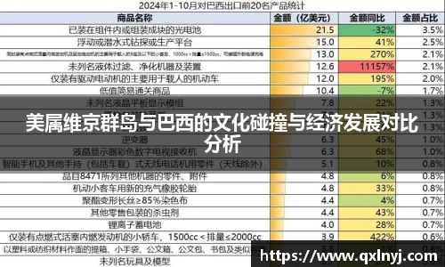 美属维京群岛与巴西的文化碰撞与经济发展对比分析